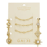 DAINTY HAIR BRAID RING SET