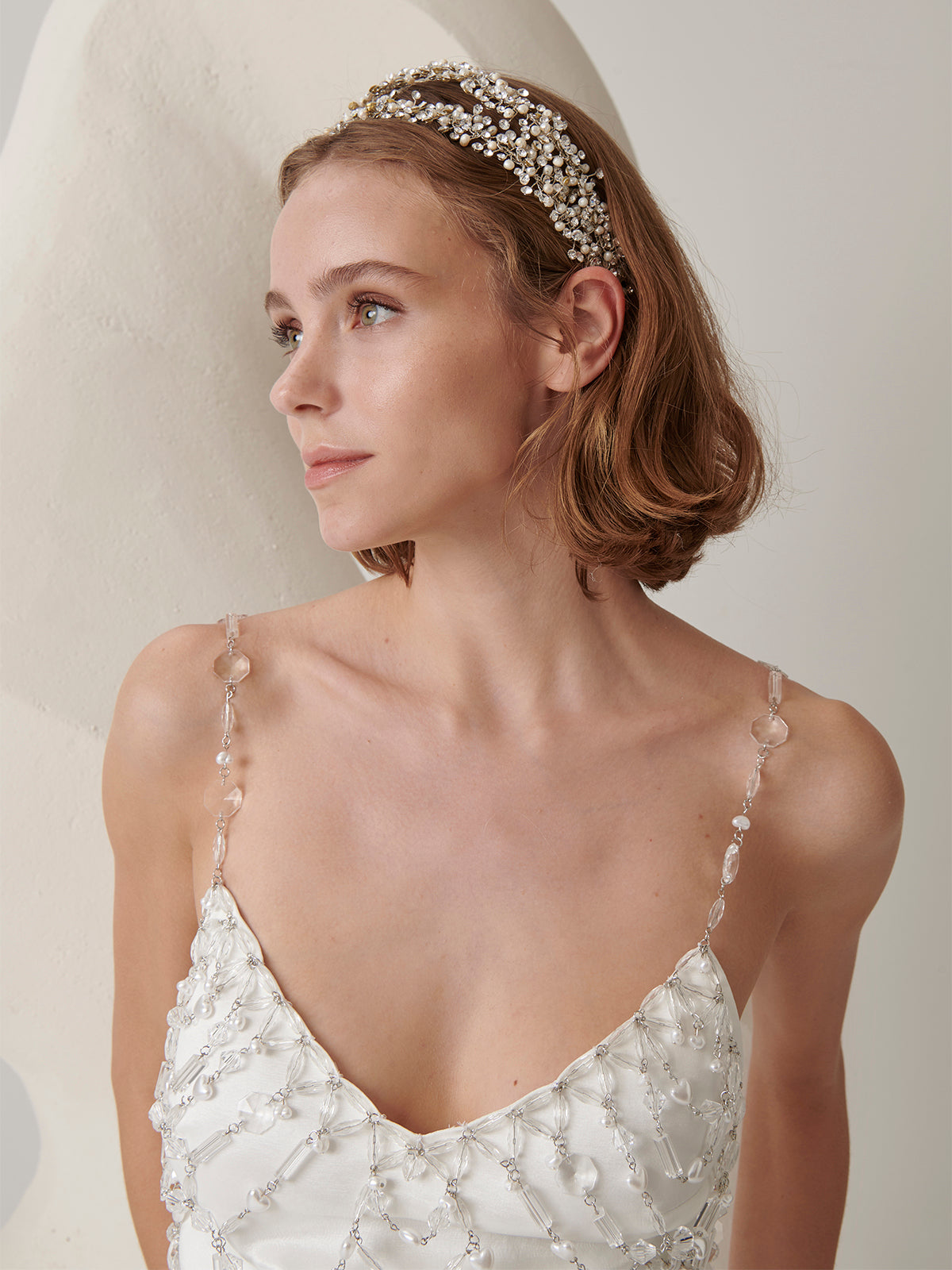 DOUBLE LAYERED JANE HEADPIECE