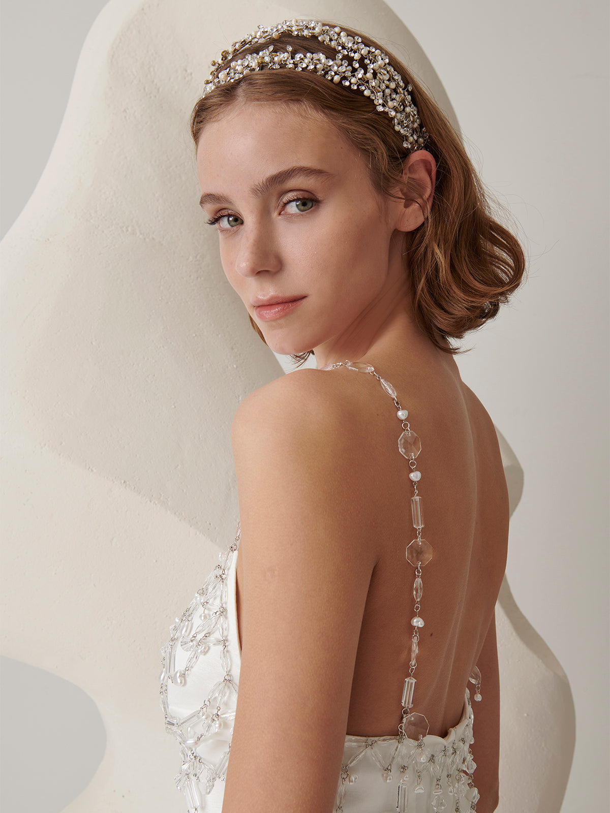 DOUBLE LAYERED JANE HEADPIECE