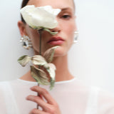 NOOR - ASYMMETRIC CHIFFON CAPE