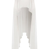 NOOR - ASYMMETRIC CHIFFON CAPE