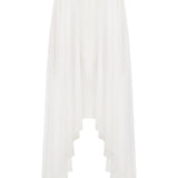 NOOR - ASYMMETRIC CHIFFON CAPE