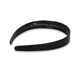 EVENTUALLY EVERYTING CONNECTS HEADBAND BLACK