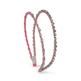 DOUBLE LAYERED DUSTY SPARKLE HEADBAND