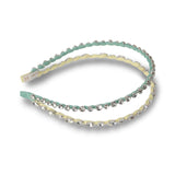 DOUBLE LAYERED DUSTY SPARKLE HEADBAND