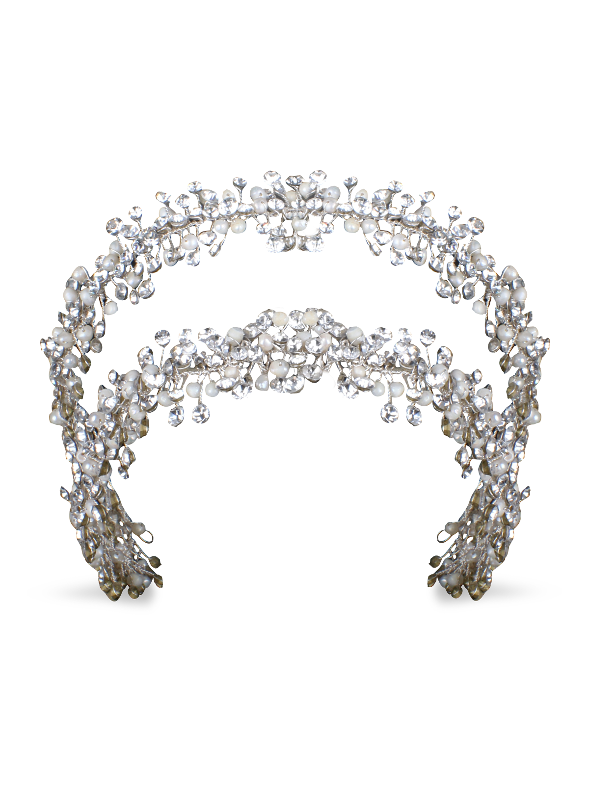 DOUBLE LAYERED JANE HEADPIECE
