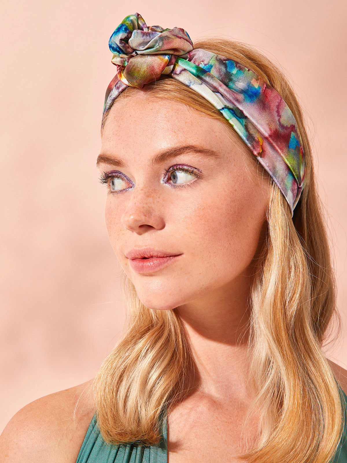 Silk Tie-Dye Bandana