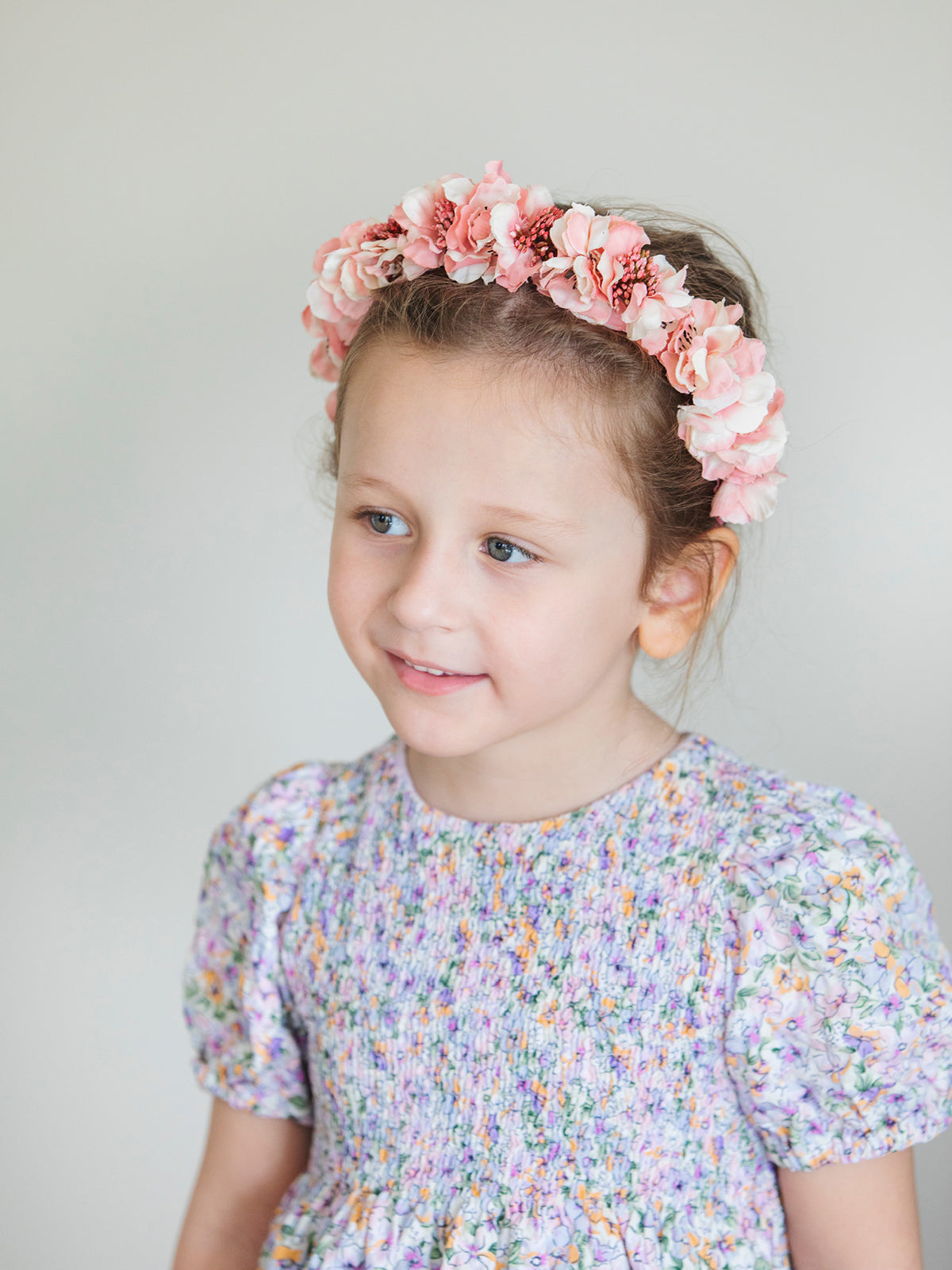 FLORAL PINK HEADBAND