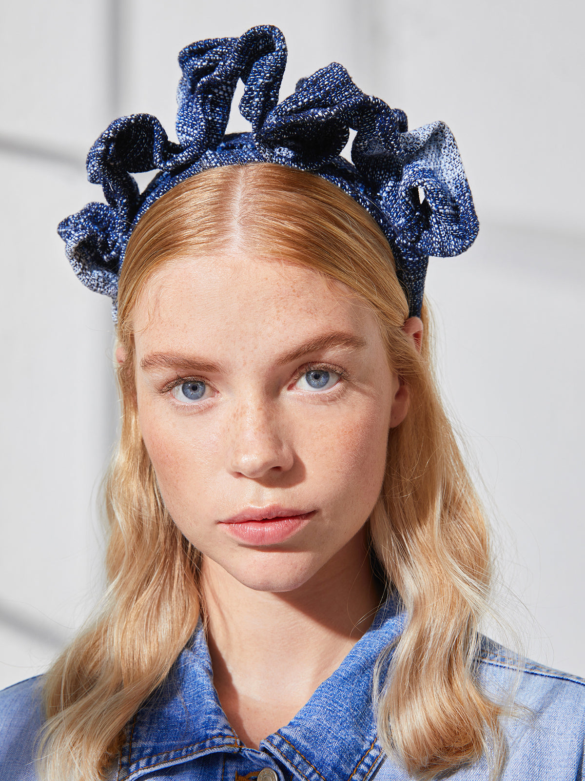 Denim Swirl Headband