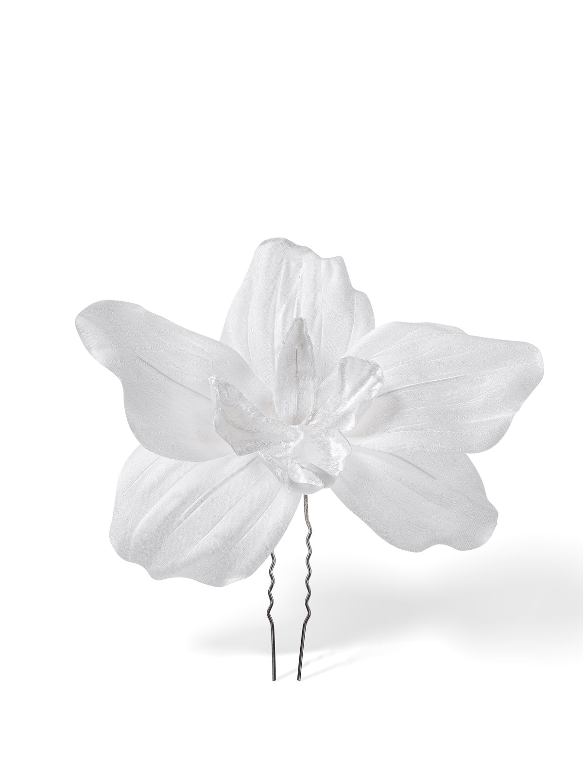 ORCHID FLOWER HAIR PINS