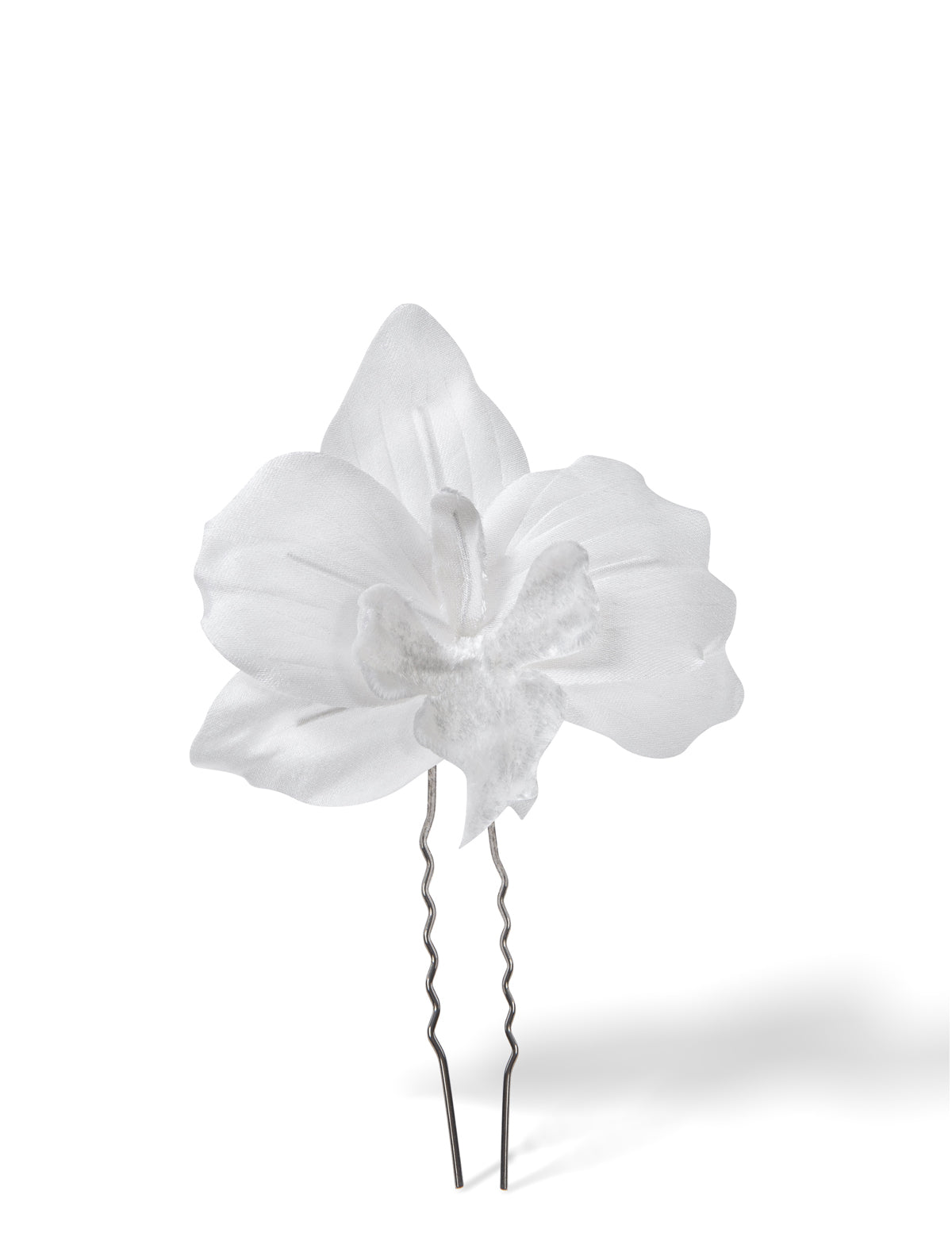 ORCHID FLOWER HAIR PINS