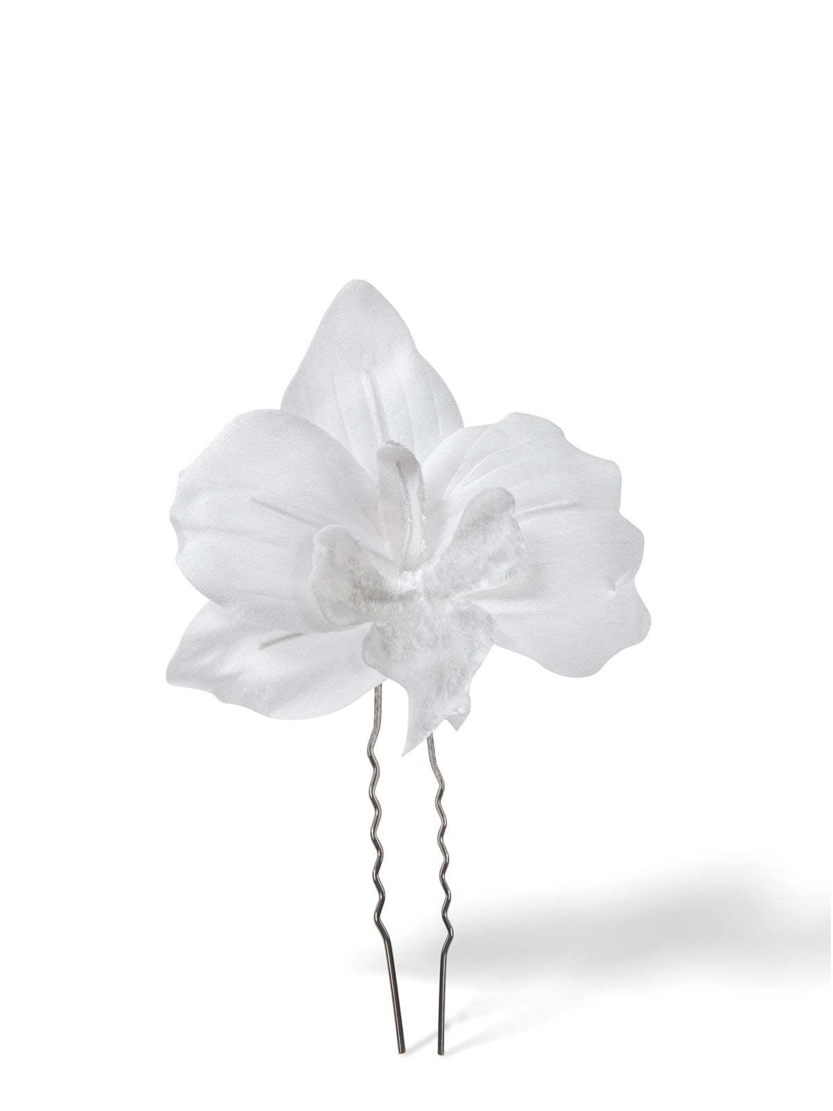 ORCHID FLOWER HAIR PINS