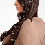 SILVER BOW HAIR CLIP