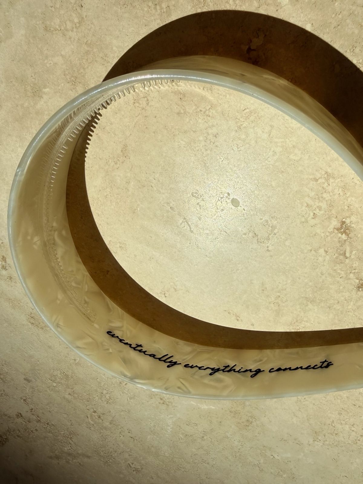 EVENTUALLY EVERYTING CONNECTS THICK HEADBAND