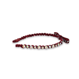 BURGUNDY VELVET HEADBAND