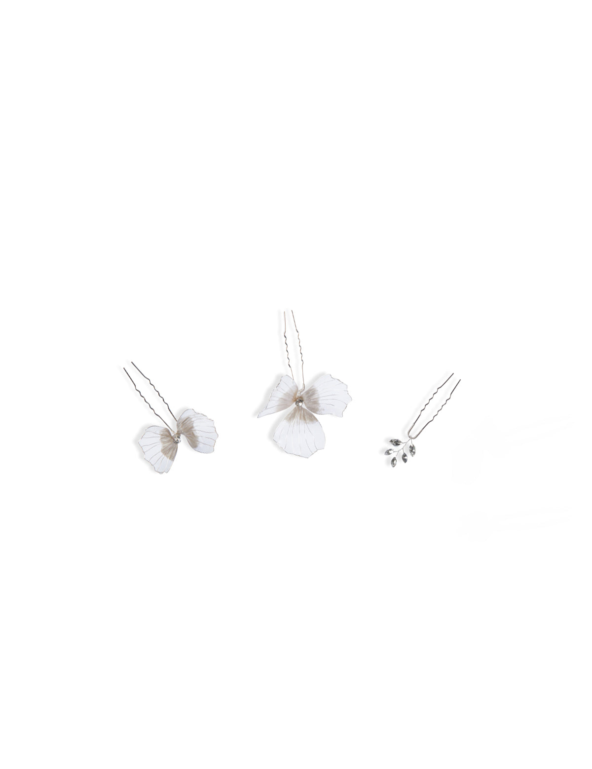 TRANSPARENT DREAMY FLOWER PIN SET
