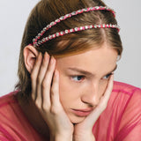 DOUBLE LAYERED DUSTY SPARKLE HEADBAND