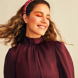 DUSTY SPARKLE VELVET HEADBAND