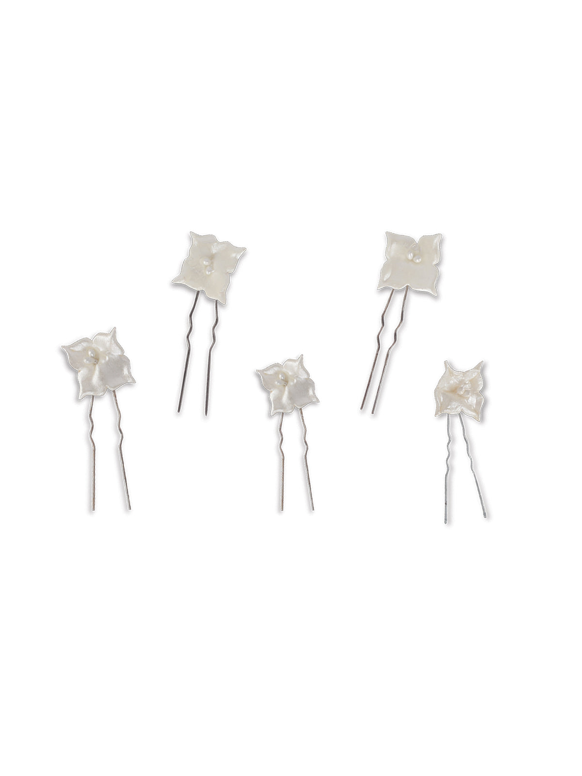 CERAMIC VIOLET HAIR PIN SET