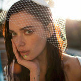 CAROLYN VOILETTE FASCINATOR