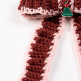 GINGERBREAD KNIT BOW