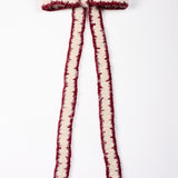 MULLED WINE KNIT BOW