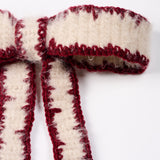 MULLED WINE KNIT BOW