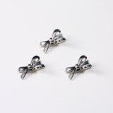 SILVER BOW HAIR CLIP