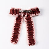 GINGERBREAD KNIT BOW