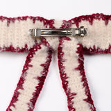 MULLED WINE KNIT BOW
