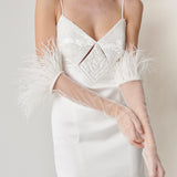 FEATHER GLOVES
