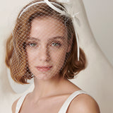 GLASSWING HEADPIECE WITH VOILETTE