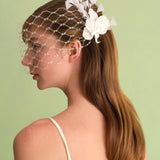 ORCHID AND FEATHERS BIRDCAGE