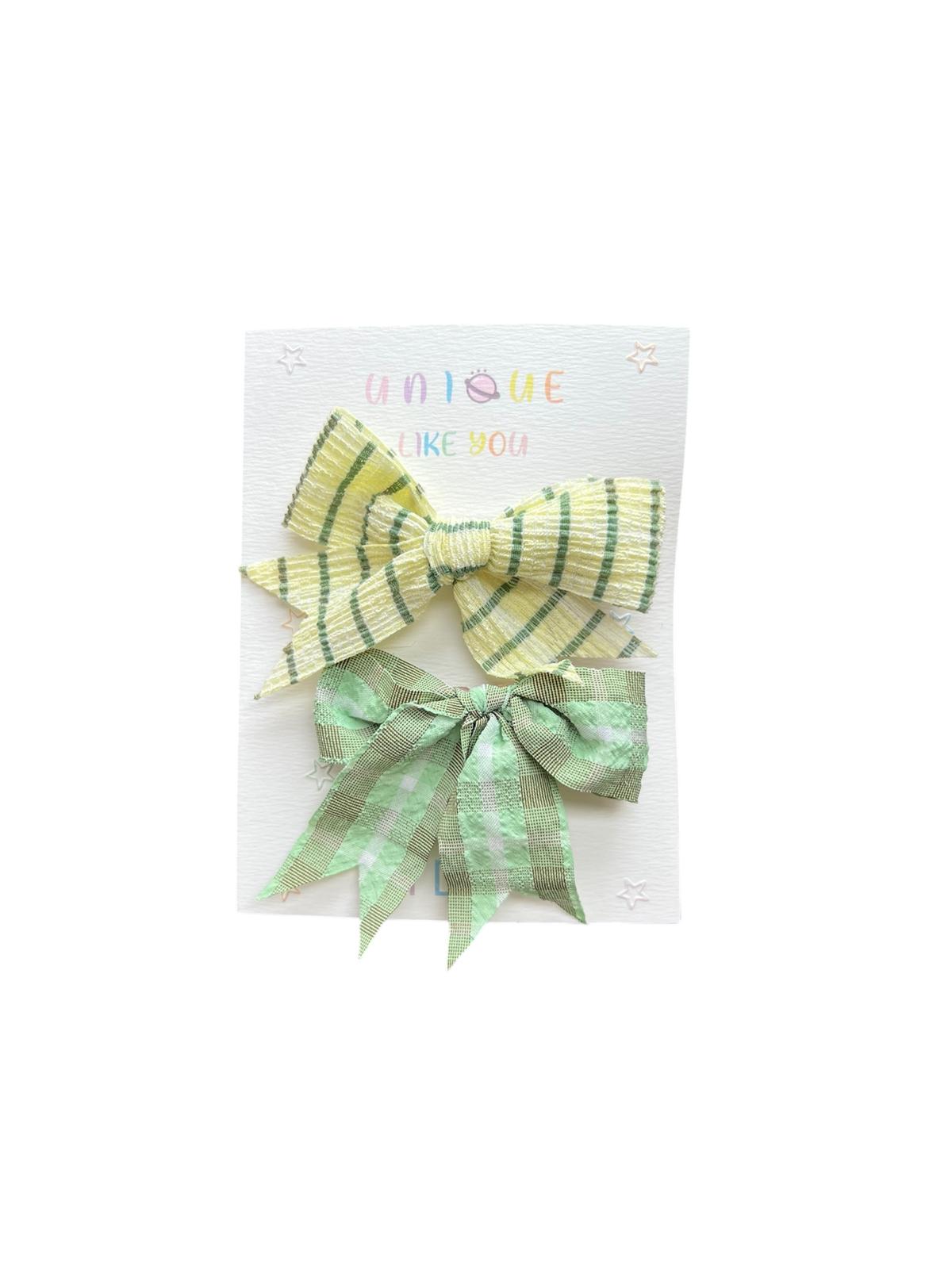 MINS BOW CLIP SET