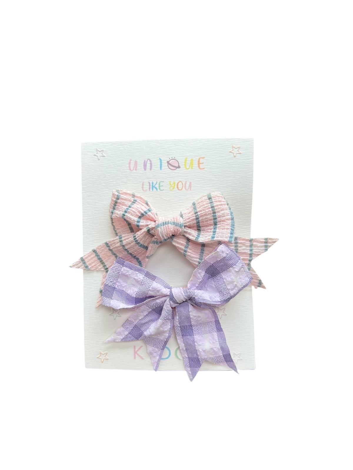 MINS BOW CLIP SET