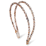 DOUBLE LAYERED DUSTY SPARKLE HEADBAND