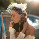 CAROLYN VOILETTE FASCINATOR