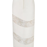 ANISA - MIDI SKIRT WITH HAND-EMBROIDERED LACE DETAILS