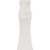 GLORIA - BACK DETAILED JERSEY MAXI DRESS