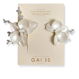 PORCELAIN ORCHID PIN SET