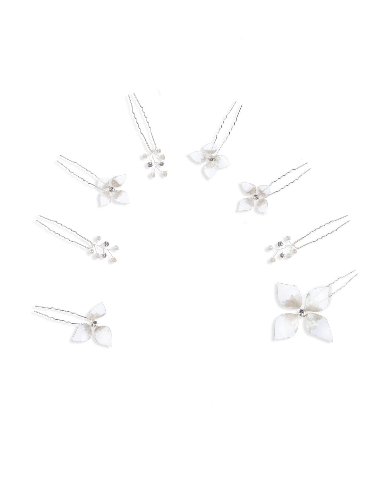 LOLA RESIN FLOWER PIN SET