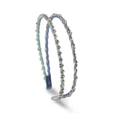 DOUBLE LAYERED DUSTY SPARKLE HEADBAND