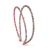 DOUBLE LAYERED DUSTY SPARKLE HEADBAND