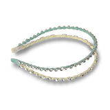 DOUBLE LAYERED DUSTY SPARKLE HEADBAND