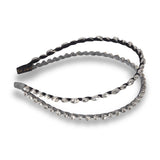 DOUBLE LAYERED DUSTY SPARKLE HEADBAND