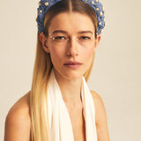 WHIRL HEADBAND WITH PEARLS
