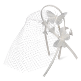 GLASSWING HEADPIECE WITH VOILETTE