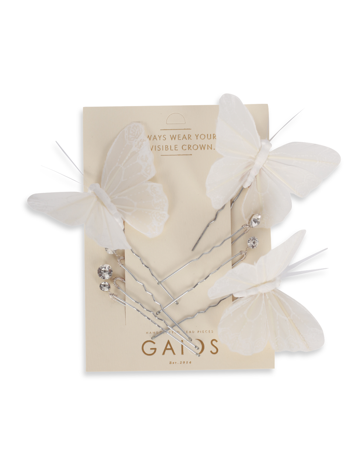 GLASSWING HAIR PIN SET