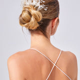 TRANSPARENT DREAMY FLOWER HAIR COMB