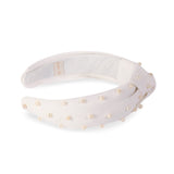 KNOT HEADBAND WITH PEARLS